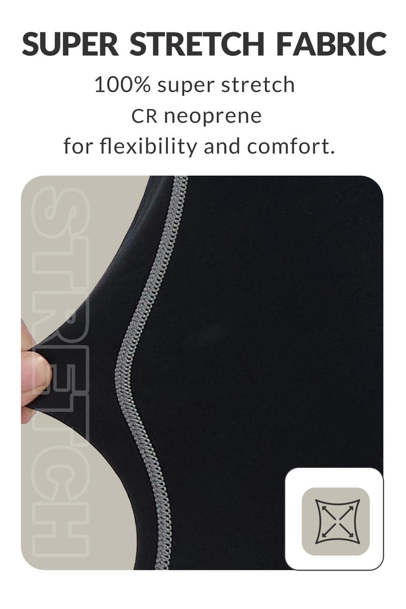Lemorecn Wetsuit Pants Men 1.5mm Neoprene for Swimming Canoeing Snorkeling Scuba Kayaking(1011-3XL) - Image 2